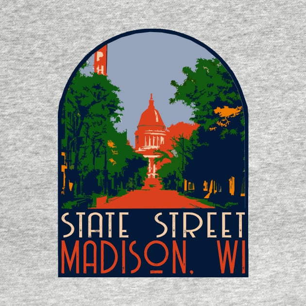 State Street Madison Decal by zsonn